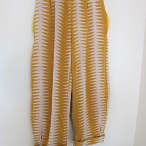Seea Keiko beach pants in yellow/white, women's xs/s
